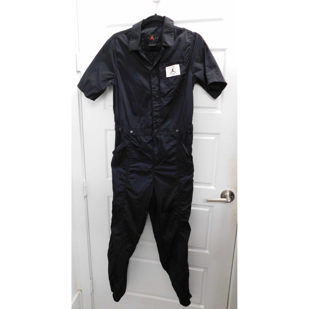 NIKE AIR JORDAN ESSENTIALS FLIGHT UTILITY LIGHTWEIGHT CARGO JUMPSUIT SIZE XS - Picture 2 of 6